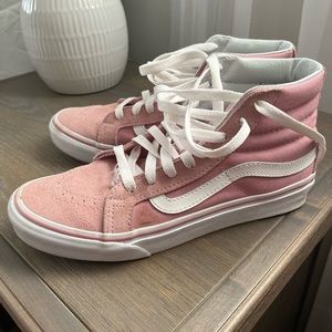 Vans soft suede high top shoes